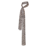 ABBA Retro Agnetha Faltskong Leopard Print Scarf Cosplay Accessories Props